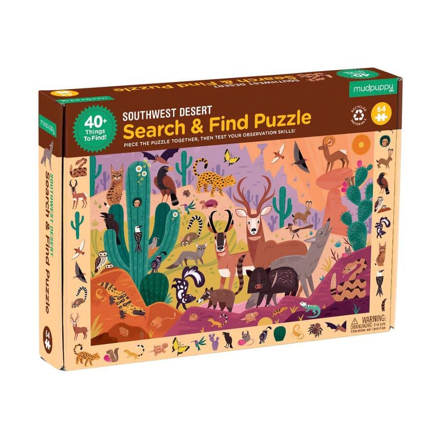 Southwest Desert Search and Find Puzzle