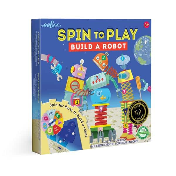 Build a Robot Spin to Play Game