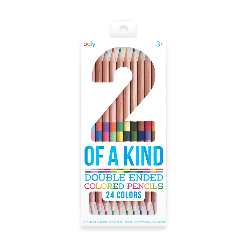 2 of a Kind Double-Ended Colored Pencils