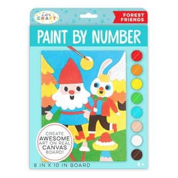 Paint by Number Forest Friends