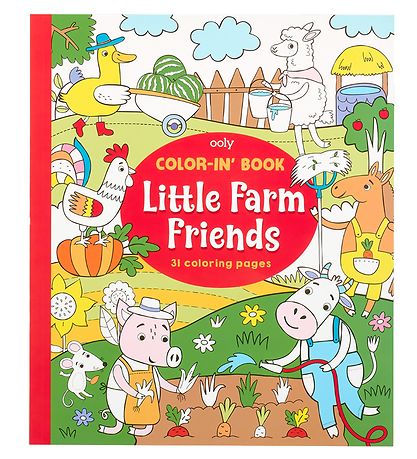 Color-In Book Little Farm Friends
