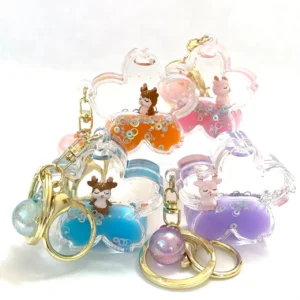 Flower Animal Floaty Key Charm.webp