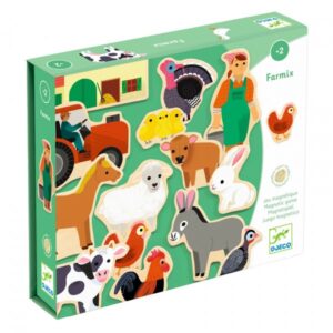 Farm animal magnet set for children aged 2+