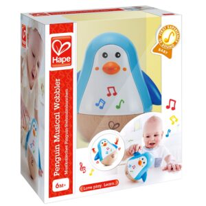 Hape penguin musical toy for babies, age 6 months+