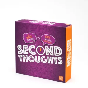 Second Thoughts party game box