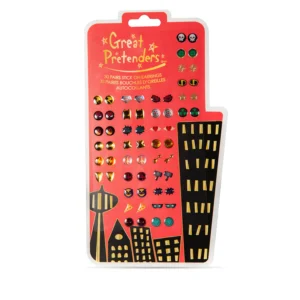 Great Pretenders superhero stick-on earrings pack.