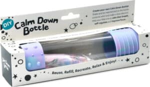 DIY calm down bottle packaging
