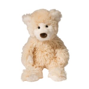 Fluffy cream teddy bear plush toy