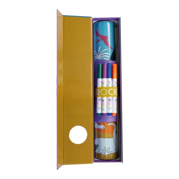 DIY craft kit with markers