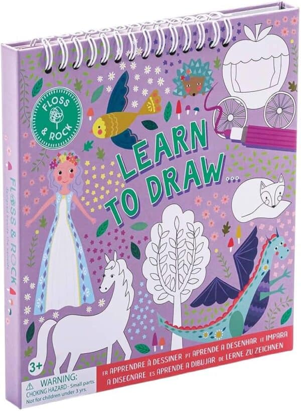 Learn to draw book with fantasy illustrations.