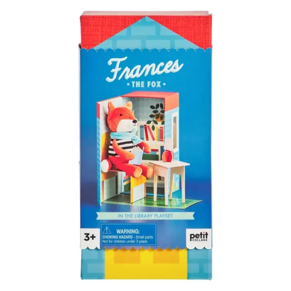 Frances the Fox library playset packaging front view.