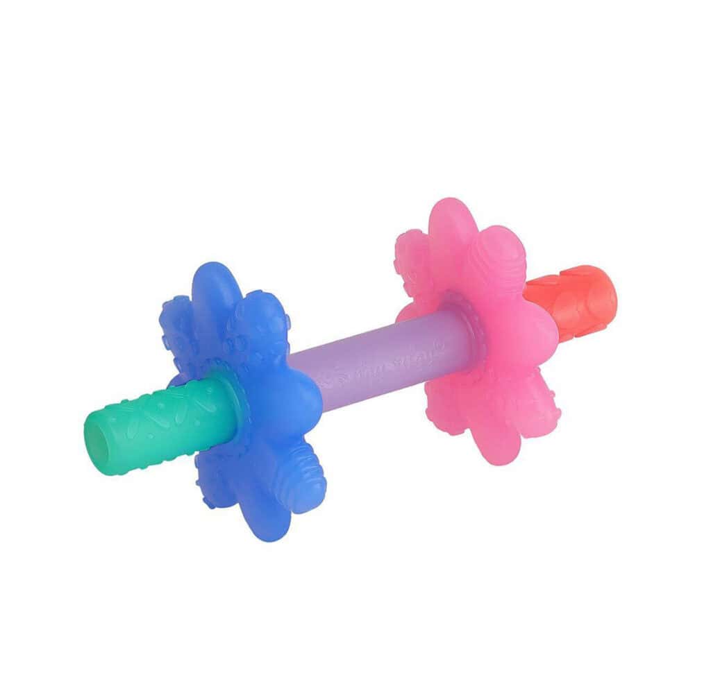 Colorful workout dumbbell for fitness and exercise