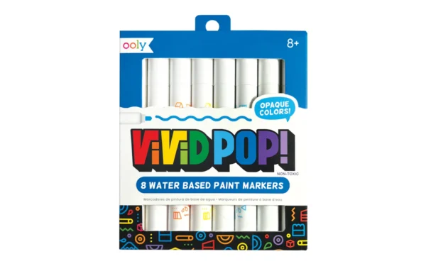 Vivid Pop 8 water-based paint markers