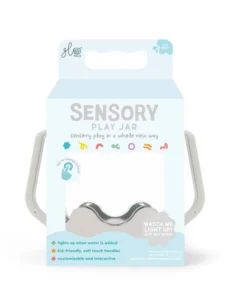 Sensory play jar for kids, interactive toy.