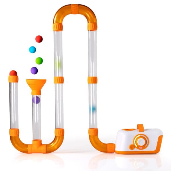Colorful ball tube toy for toddlers