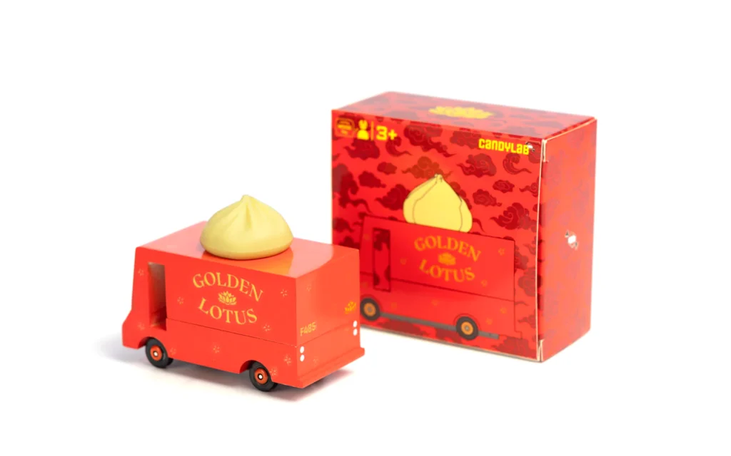 Golden Lotus toy truck with packaging
