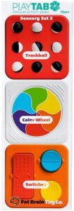 PlayTab sensory activity board for toddlers.