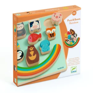 Puzz & Boom Rainbow animal puzzle set.