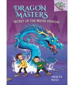 Dragon Masters book cover with a water dragon.