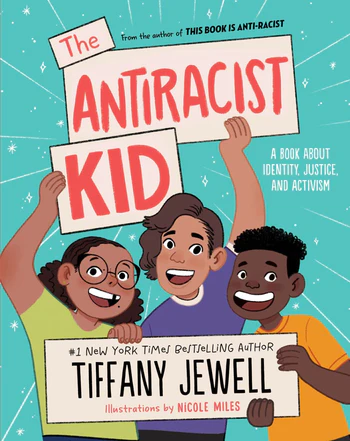 The Antiracist Kid book cover with diverse children.
