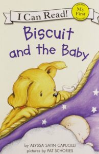 Children's book: Biscuit and the Baby cover illustration.