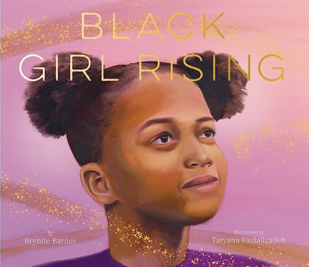 Illustrated book cover of 'Black Girl Rising'
