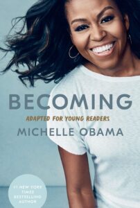 Book cover: Becoming, adapted for young readers.