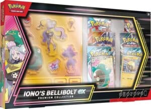 Iono's Bellibolt ex Premium Collection Pokémon card set.