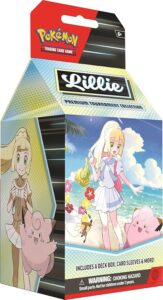 Lillie Pokémon trading card collection box