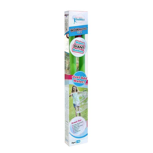 WOWmazing kit for giant bubbles, just add water.