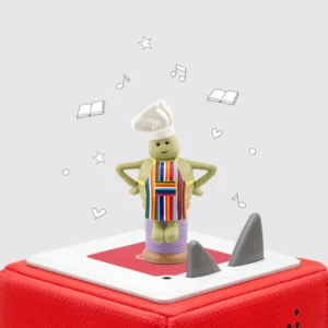 Toy chef on a music box.