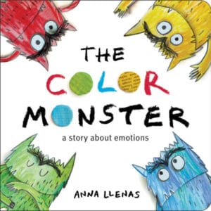 The Color Monster cover: colorful, expressive monsters.