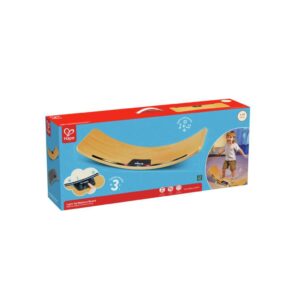 Hape light-up balance board packaging for kids