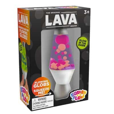 Glow-in-the-dark squishy lava lamp toy box