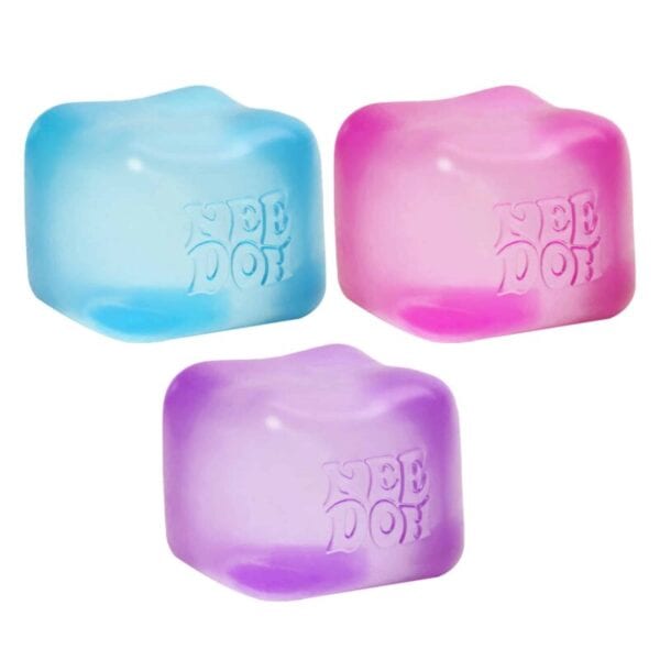 Colorful Nee Doh stress relief balls