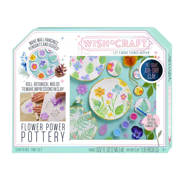 Flower Power Pottery DIY craft kit