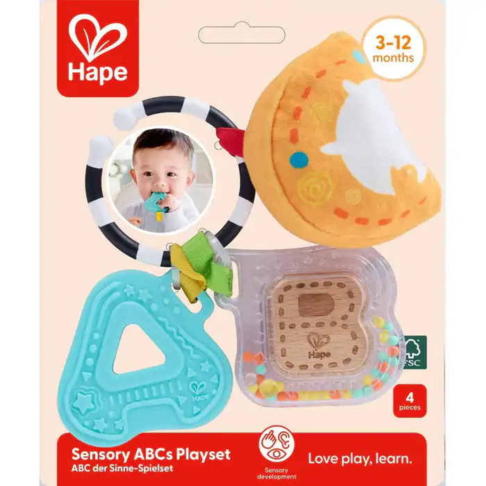 Hape Sensory ABCs Playset for infants