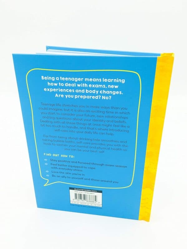 Book on teenage life and self-care guidance.