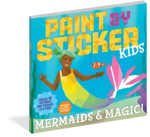 Paint by Sticker Kids: Mermaids and Magic book cover.