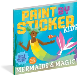 Paint by Sticker Kids: Mermaids and Magic book cover.