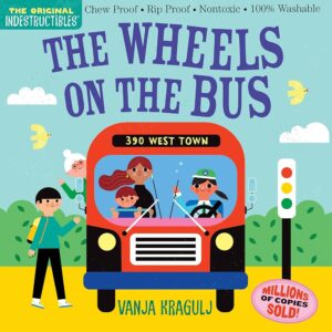 Children's book cover: The Wheels on the Bus.