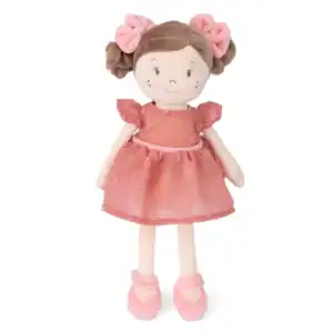 Pink doll with bows and dress