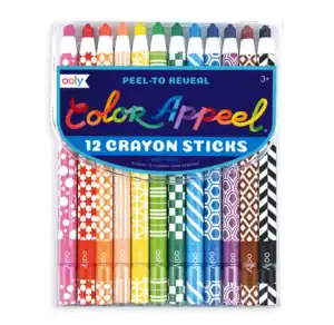 Colorful Ooly Color Appeel 12 crayon sticks set.