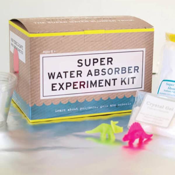 Super water absorber experiment kit box with toys