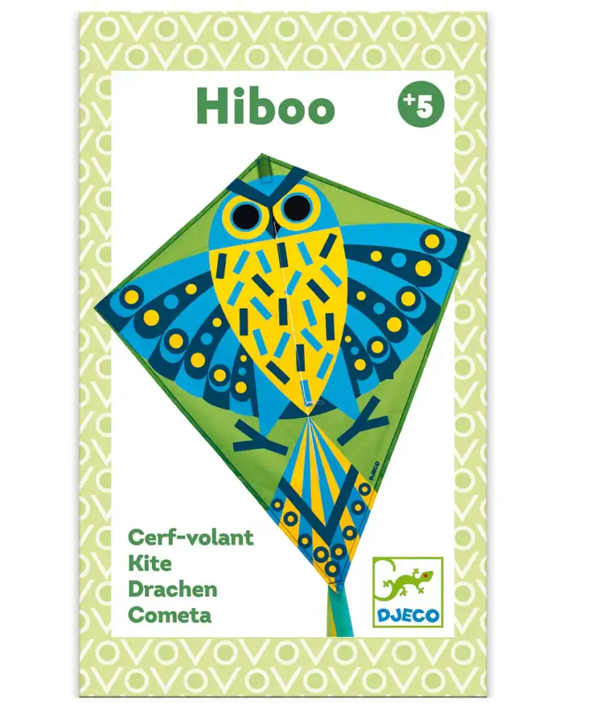 Colorful owl kite design for kids.
