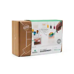 KiwiCo Eggsperiments DIY chemistry kit for kids.