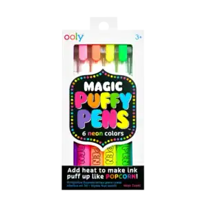 Magic Puffy Neon Pens