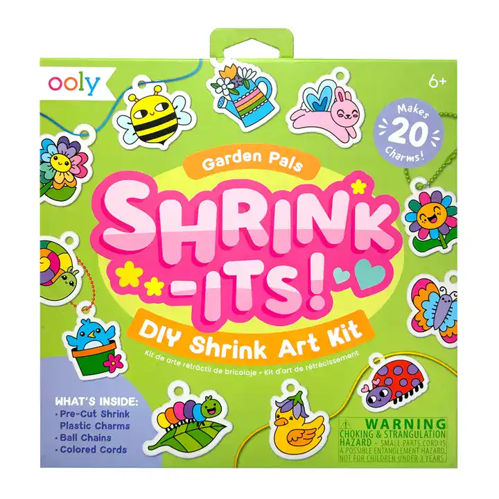 Garden Pals DIY Shrink Art Kit box front view