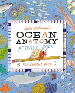 Ocean-themed activity book cover for kids.