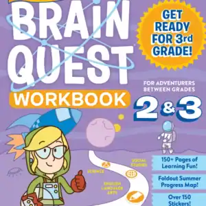 Summer Brain Quest workbook for grades 2-3 cover